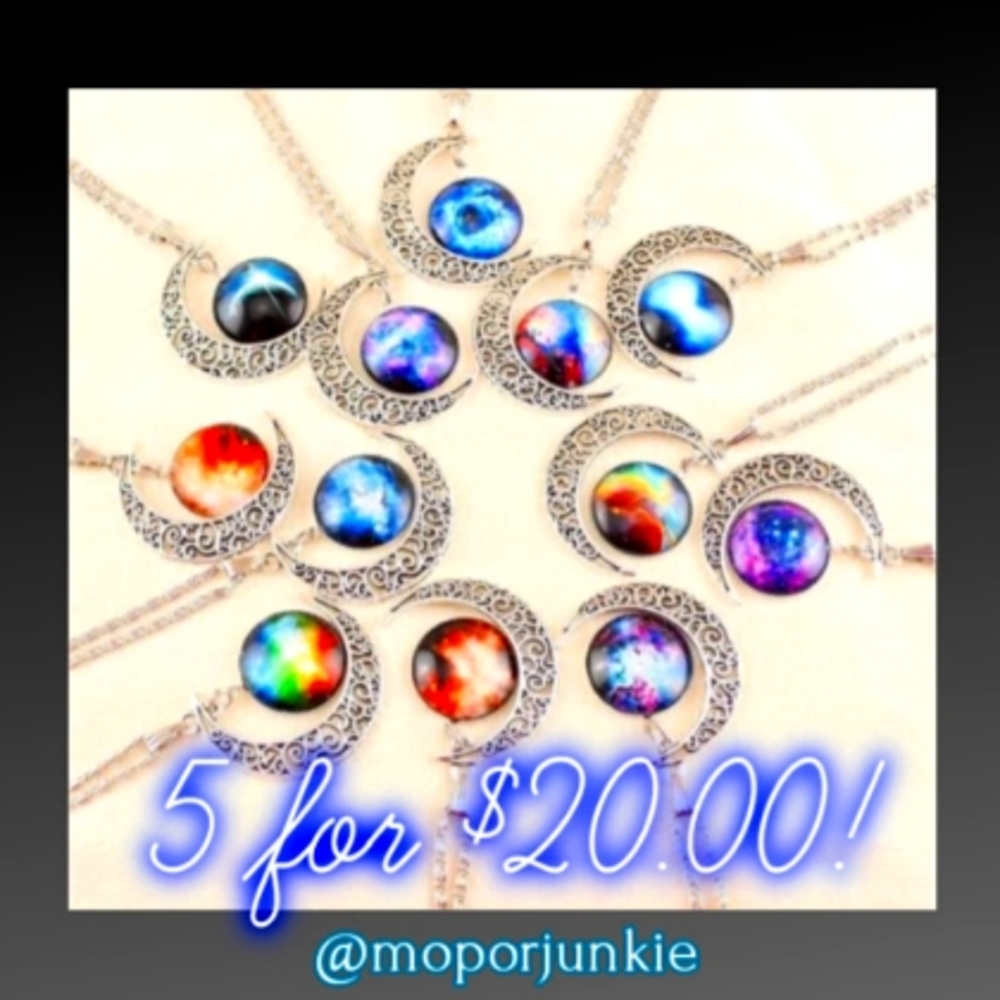 Galaxy necklaces